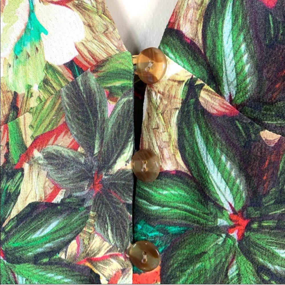 Farm Rio Garden Dreams V Neck Maxi Dress - Picture 4 of 7